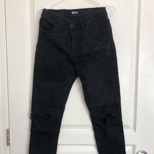 BDG Distressed Black Denim